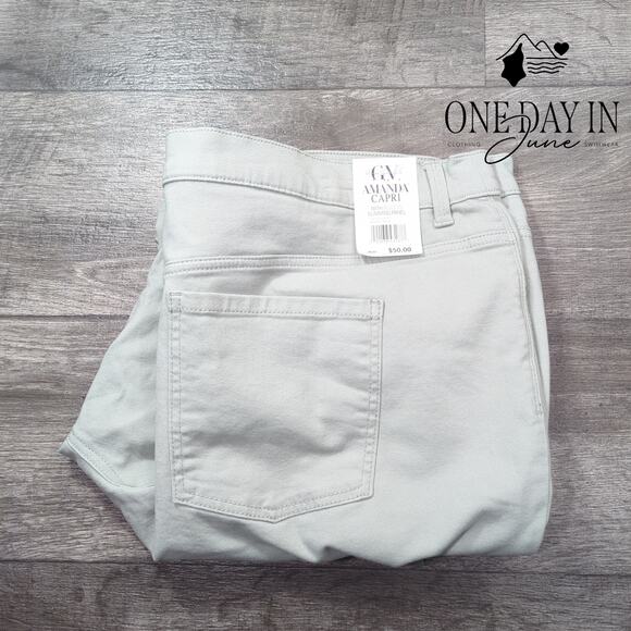 Gloria Vanderbilt Amanda plus Size Capri Jeans Size 22W - Picture 6 of 6